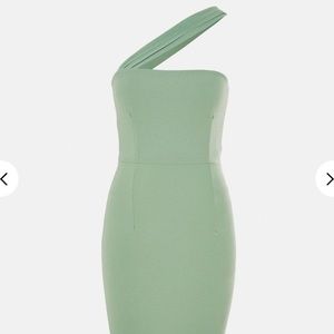 Sage scuba dress